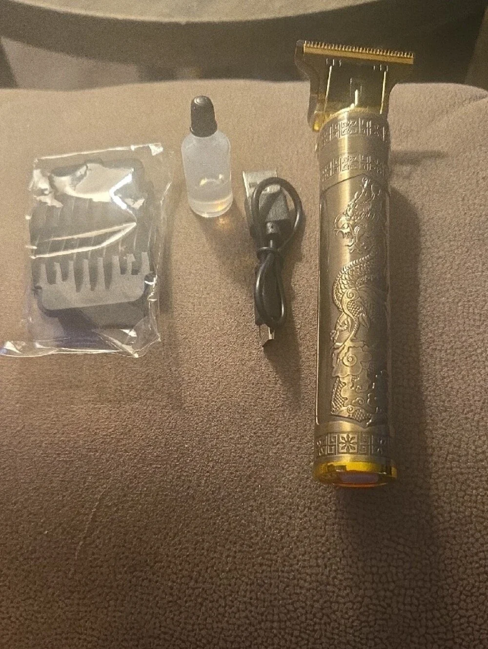 Gold Cordless T-Blade Trimmer for Men